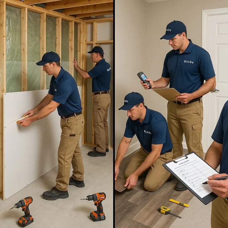Repairs and Reconstruction process in Clanton, AL