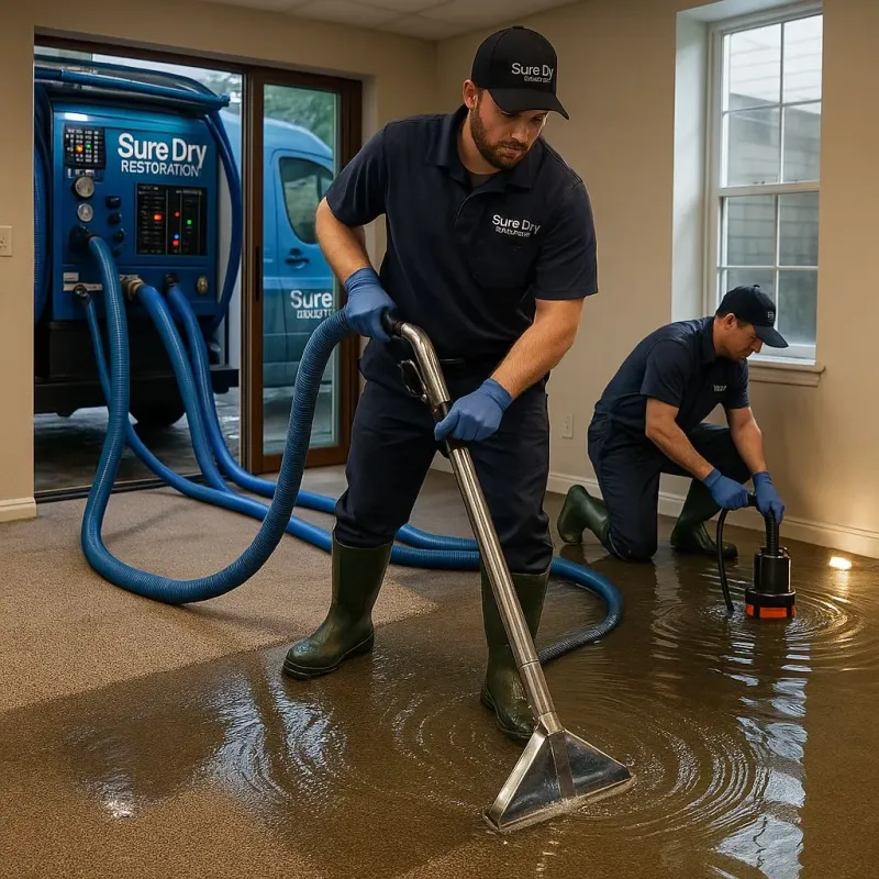 Water Extraction and Removal process in Clanton, AL